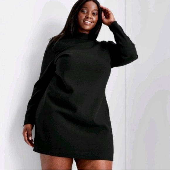 - Future Collective mock neck open back mini dress - Picture 2 of 5